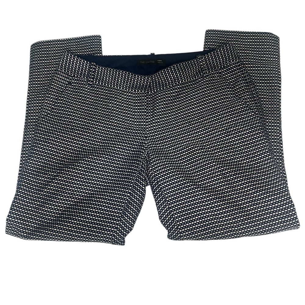 The Limited Black and White Textured Shorts